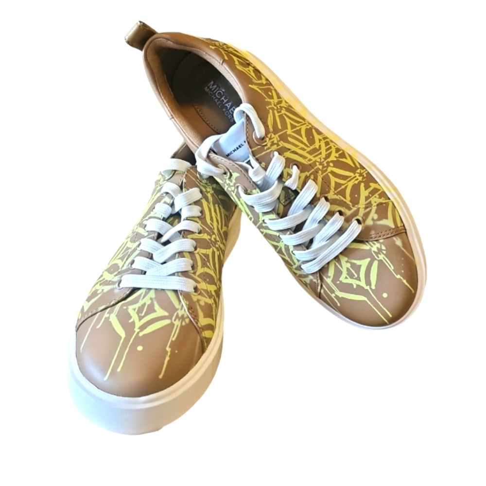 MICHAEL KORS  Emmett Leather Sneaker.